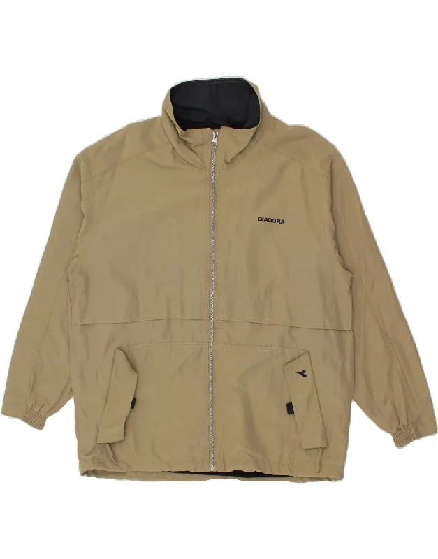 Men's Coats Made in the USADIADORA Mens Windbreaker Jacket UK 42 XL Khaki Colourblock Men's Coats Made in the USADIADORA Mens Windbreaker Jacket UK 42 XL Khaki Colourblock