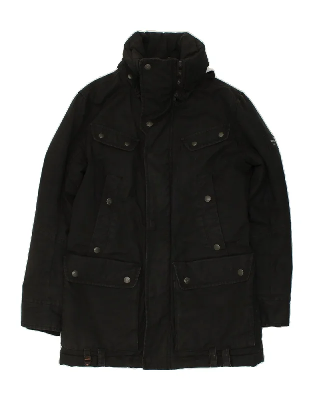 Best Men's Leather CoatsDIESEL Mens Utility Jacket UK 38 Medium Black Cotton