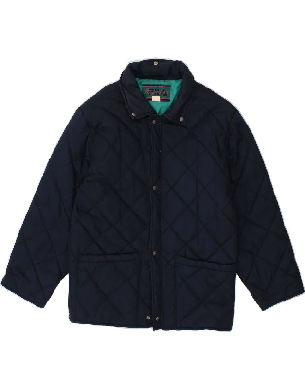 Men's Coats for Casual WearFILA Mens Quilted Jacket UK 38 Medium Navy Blue Polyester Men's Coats for Casual WearFILA Mens Quilted Jacket UK 38 Medium Navy Blue Polyester