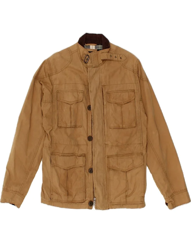 Men's Coats for SnowboardingGAP Mens Utility Jacket UK 36 Small Brown Cotton
