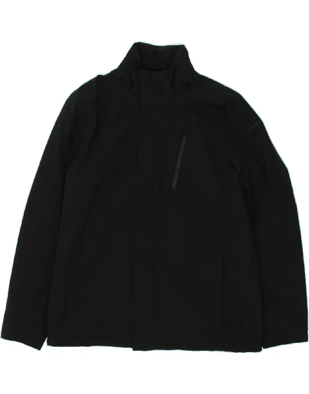 Men's Coats for Mild WeatherGEOX Mens Windbreaker Jacket UK 46 3XL Black