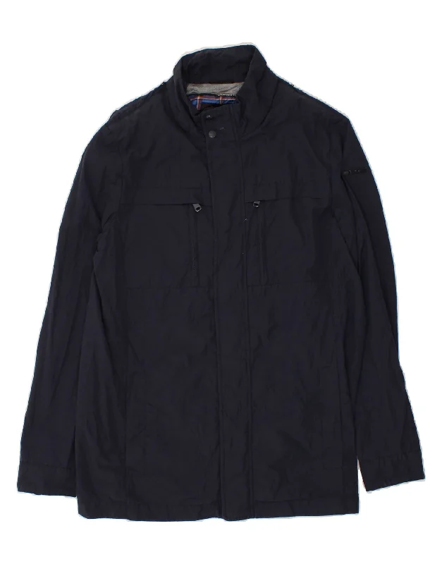 Men's Coats for City WearGEOX RESPIRA Mens Utility Jacket UK 40 Large Navy Blue