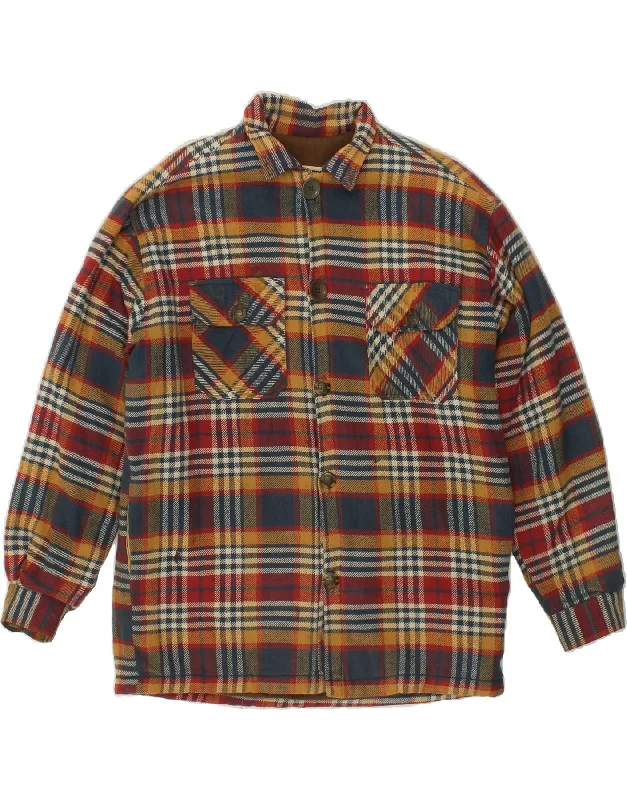 Casual Men's Bomber JacketsGLOBE TROTTER Mens Bomber Jacket Size 44/46 XL Multicoloured Check