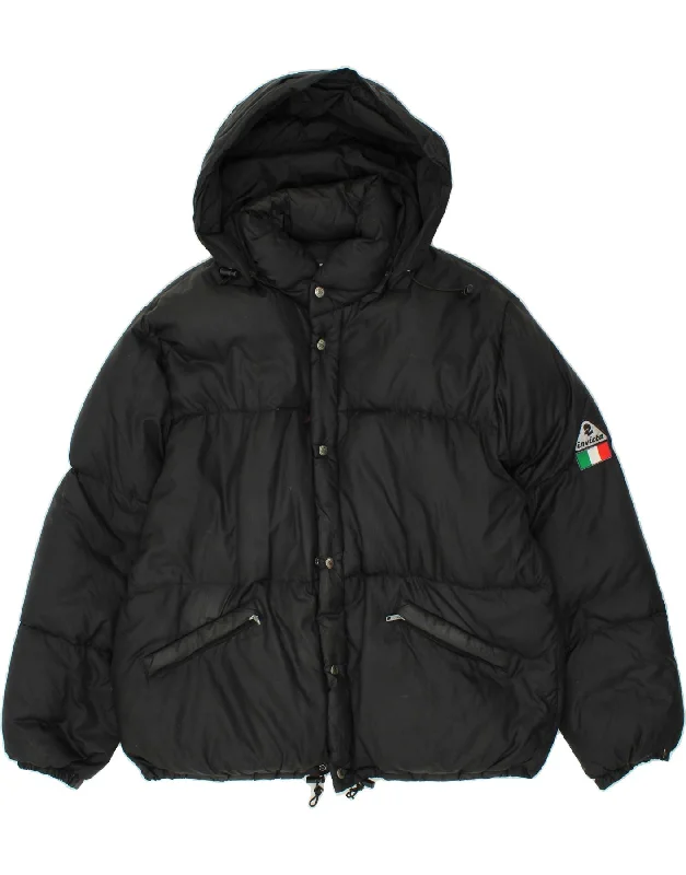 Men's Coats with Chest PocketsINVICTA Mens Hooded Padded Jacket UK 42 XL Black Polyamide Men's Coats with Chest PocketsINVICTA Mens Hooded Padded Jacket UK 42 XL Black Polyamide