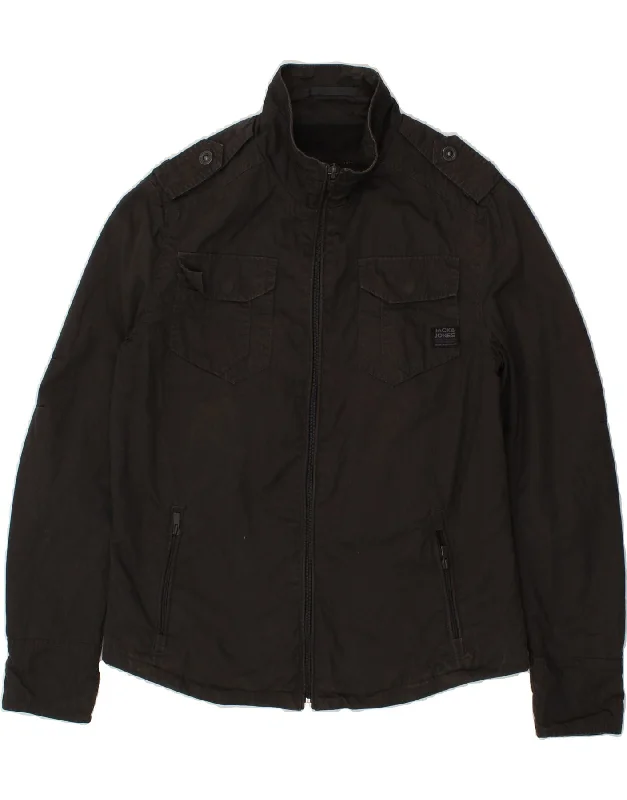 Men's Coats with Multi-Pocket DesignJACK & JONES Mens Military Jacket UK 36 Small Green Polyester Men's Coats with Multi-Pocket DesignJACK & JONES Mens Military Jacket UK 36 Small Green Polyester