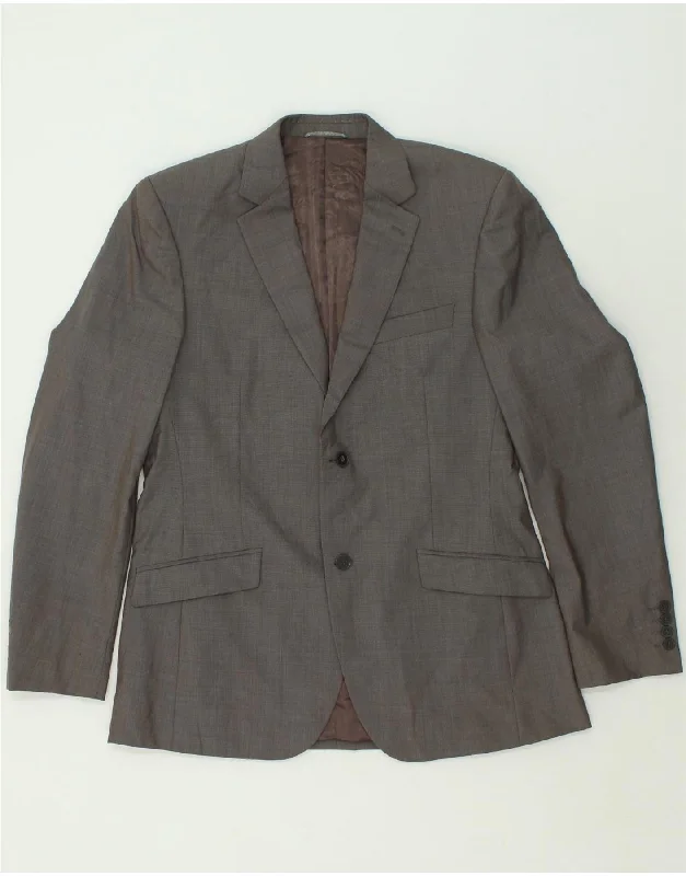 Men's Coats with Adjustable HemsJULES Mens 2 Button Blazer Jacket IT 52 XL Grey Wool Men's Coats with Adjustable HemsJULES Mens 2 Button Blazer Jacket IT 52 XL Grey Wool