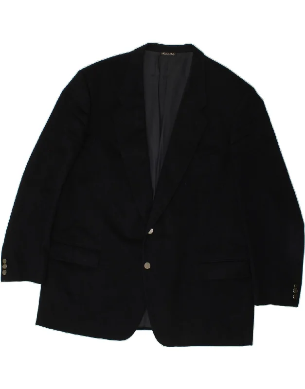 Men's Coats with LiningLORO PIANA Mens 2 Button Blazer Jacket UK 44 2XL Navy Blue Wool Men's Coats with LiningLORO PIANA Mens 2 Button Blazer Jacket UK 44 2XL Navy Blue Wool