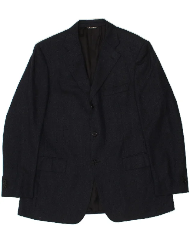 Men's Coats with Flannel LiningLORO PIANA Mens 3 Button Blazer Jacket IT 54 2XL Navy Blue Wool Men's Coats with Flannel LiningLORO PIANA Mens 3 Button Blazer Jacket IT 54 2XL Navy Blue Wool