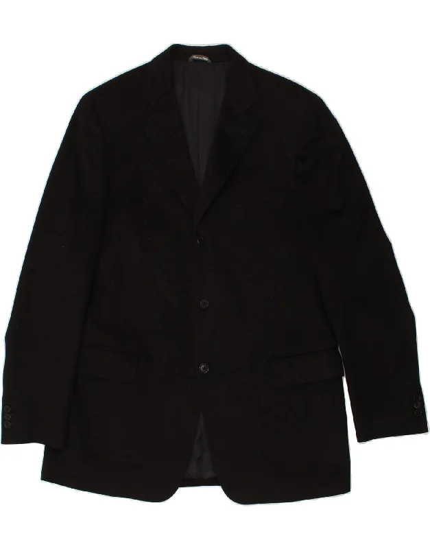 Men's Coats for Short MenLORO PIANA Mens 3 Button Blazer Jacket IT 56 3XL Navy Blue Wool Men's Coats for Short MenLORO PIANA Mens 3 Button Blazer Jacket IT 56 3XL Navy Blue Wool
