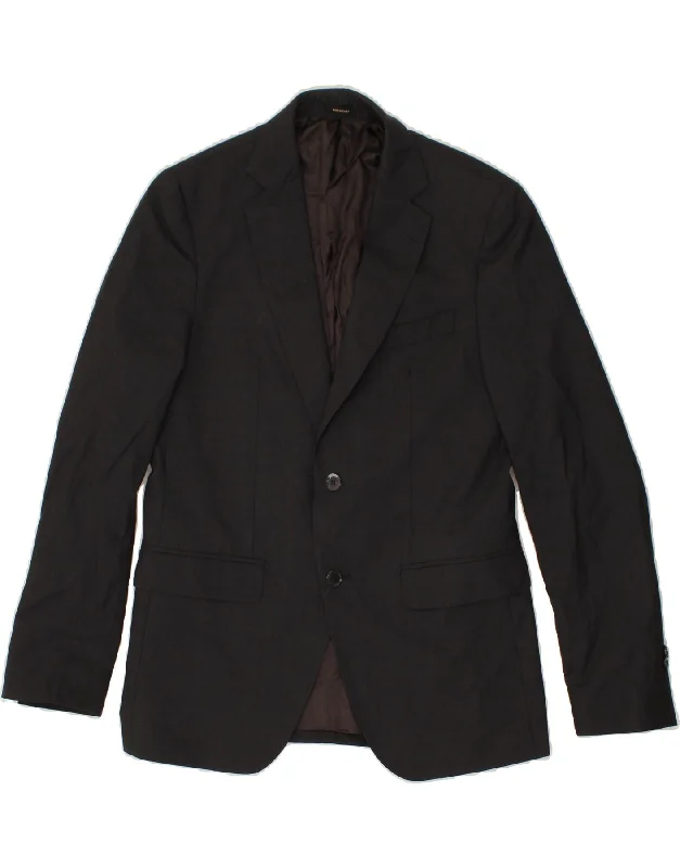 Functional Men's Ski JacketsMASSIMO DUTTI Mens 2 Button Blazer Jacket UK 48 Medium Grey Wool