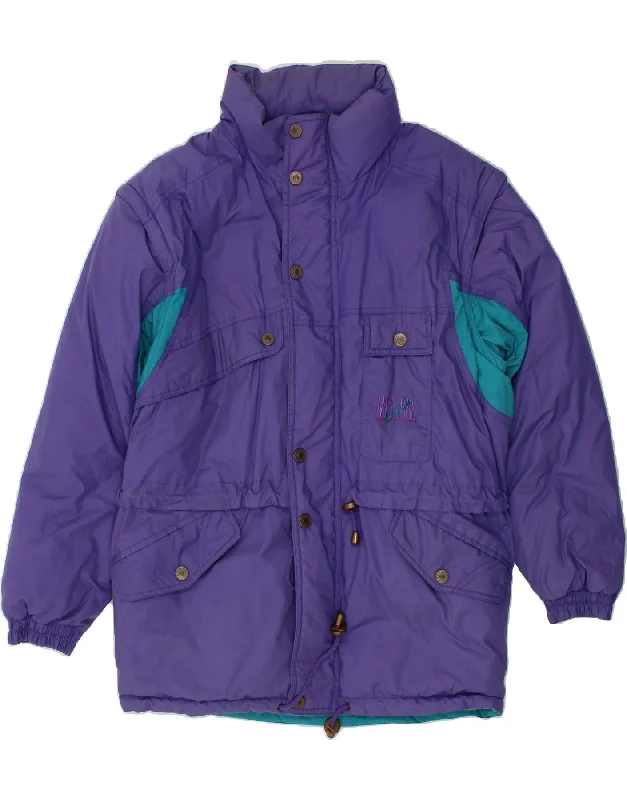 Luxurious Men's Cashmere CoatsMC KEE'S Mens Padded Jacket UK 36 Small Purple Colourblock Polyester Luxurious Men's Cashmere CoatsMC KEE'S Mens Padded Jacket UK 36 Small Purple Colourblock Polyester