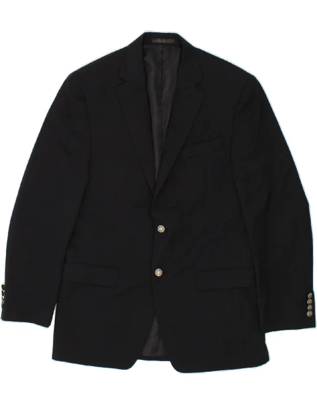 Waterproof Men's ParkasMICHAEL KORS Mens 2 Button Blazer Jacket UK 36 Small Navy Blue Wool Waterproof Men's ParkasMICHAEL KORS Mens 2 Button Blazer Jacket UK 36 Small Navy Blue Wool