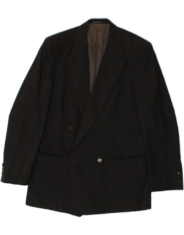 Men's Coats for Tall MenMISSONI Mens Double Breasted Blazer Jacket UK 38 Medium Black Men's Coats for Tall MenMISSONI Mens Double Breasted Blazer Jacket UK 38 Medium Black