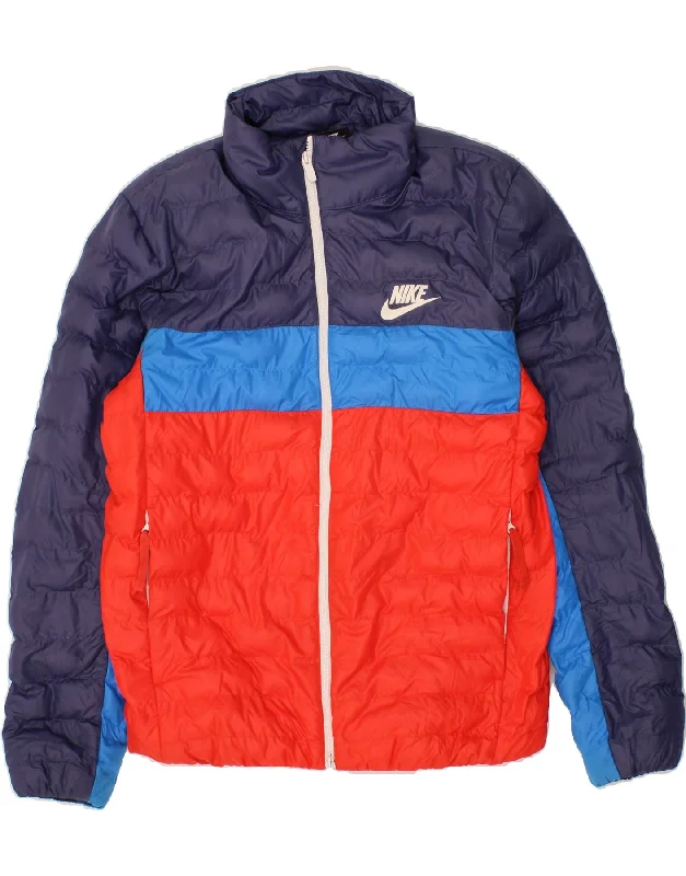 Men's Coats for RunningNIKE Mens Padded Jacket UK 38 Medium Multicoloured Colourblock Polyamide Men's Coats for RunningNIKE Mens Padded Jacket UK 38 Medium Multicoloured Colourblock Polyamide