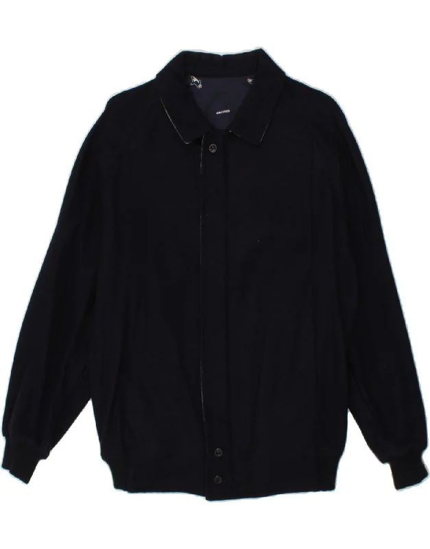 Men's Coats with Wind-Resistant FabricORCINUS Mens Bomber Jacket UK 36 Small Navy Blue