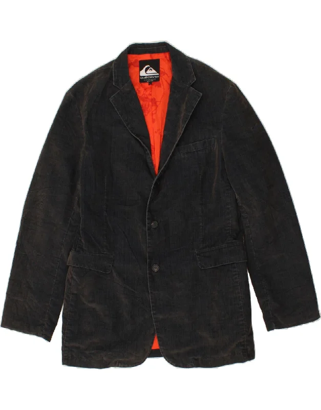 Men's Coats with ButtonsQUIKSILVER Mens 2 Button Blazer Jacket UK 40 Large Brown Cotton Men's Coats with ButtonsQUIKSILVER Mens 2 Button Blazer Jacket UK 40 Large Brown Cotton