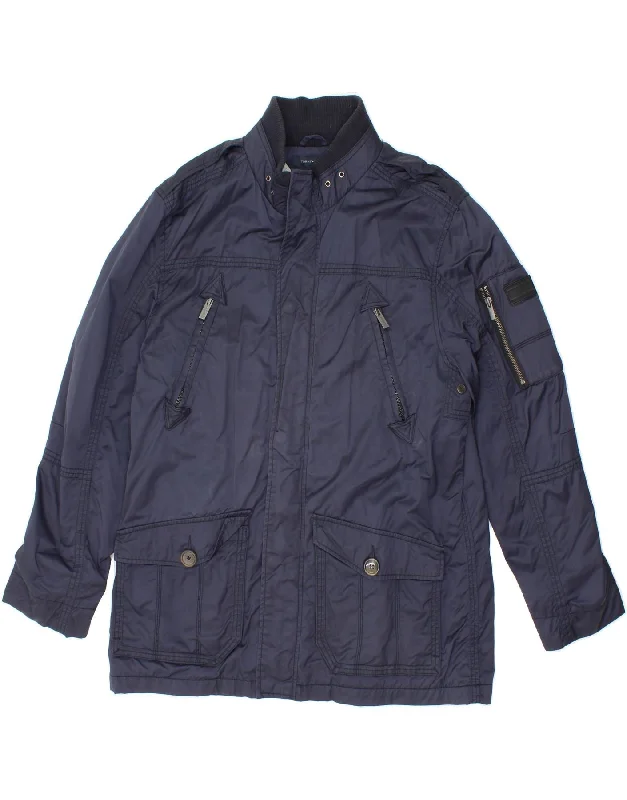 Men's Coats for Winter SportsTOMMY HILFIGER Mens Utility Jacket UK 42 XL Navy Blue Nylon Men's Coats for Winter SportsTOMMY HILFIGER Mens Utility Jacket UK 42 XL Navy Blue Nylon