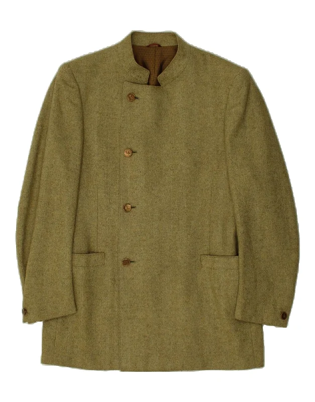 Men's Coats for Big and TallVINTAGE Mens 4 Button Blazer Jacket IT 50 Large Green Wool Men's Coats for Big and TallVINTAGE Mens 4 Button Blazer Jacket IT 50 Large Green Wool
