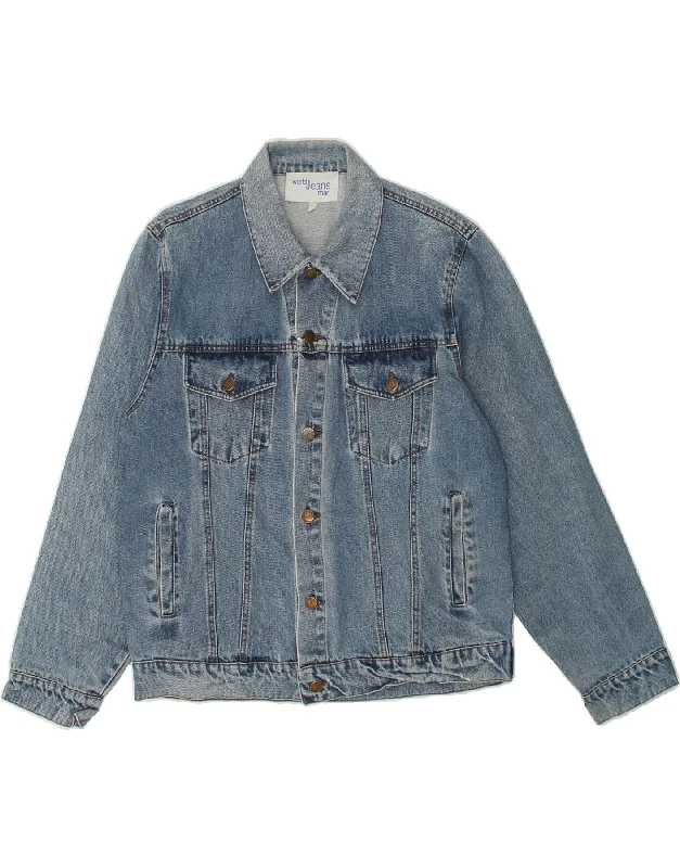 Unique Men's Flight JacketsVINTAGE Mens Denim Jacket UK 40 Large Blue