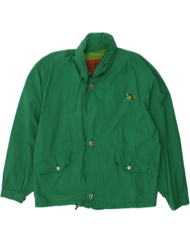 Casual Men's Bomber JacketsVINTAGE Mens Oversized Hooded Bomber Jacket UK 36 Small Green Cotton Casual Men's Bomber JacketsVINTAGE Mens Oversized Hooded Bomber Jacket UK 36 Small Green Cotton