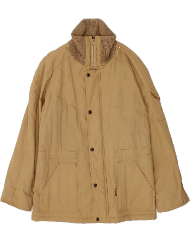 Men's Coats for Casual WearVINTAGE Mens Utility Jacket UK 40 Large Beige