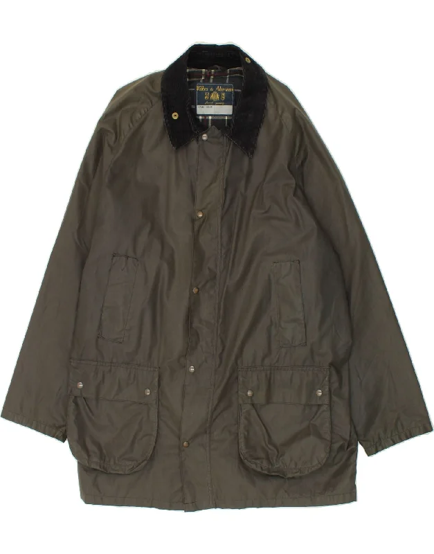 Weather-Resistant Men's CoatsVINTAGE Mens Utility Jacket UK 42 XL Grey