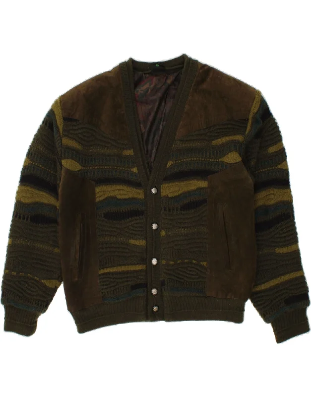 Men's Coats for HikingWESTBURY Mens Knit Bomber Jacket EU 48/50 Medium Khaki Striped Polyacrylic Men's Coats for HikingWESTBURY Mens Knit Bomber Jacket EU 48/50 Medium Khaki Striped Polyacrylic