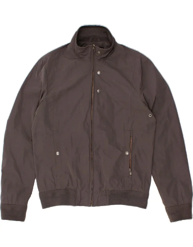 Men's Coats for LayeringWOOLRICH Mens Bomber Jacket EU 50 Large Grey Polyester